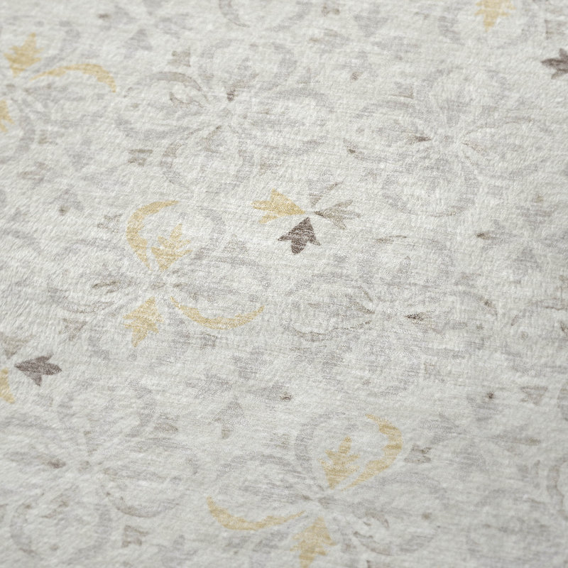 Jeté floral Sherpa ASB930 Addison, Ivoire ivoire