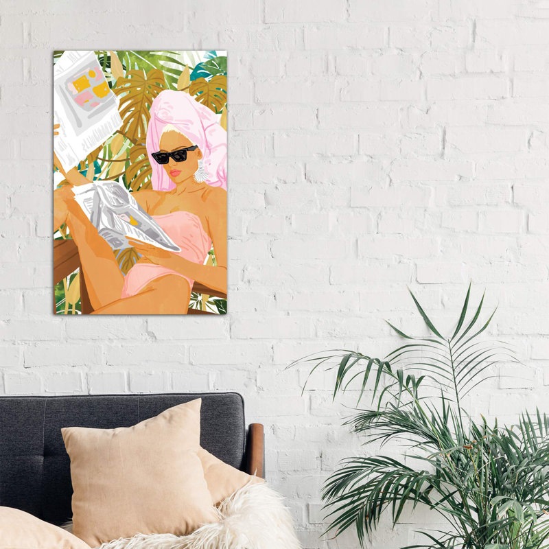 Vacay News - Wrapped Canvas Print, 101.6 cm H x 66.04 cm W x 3.175 cm D