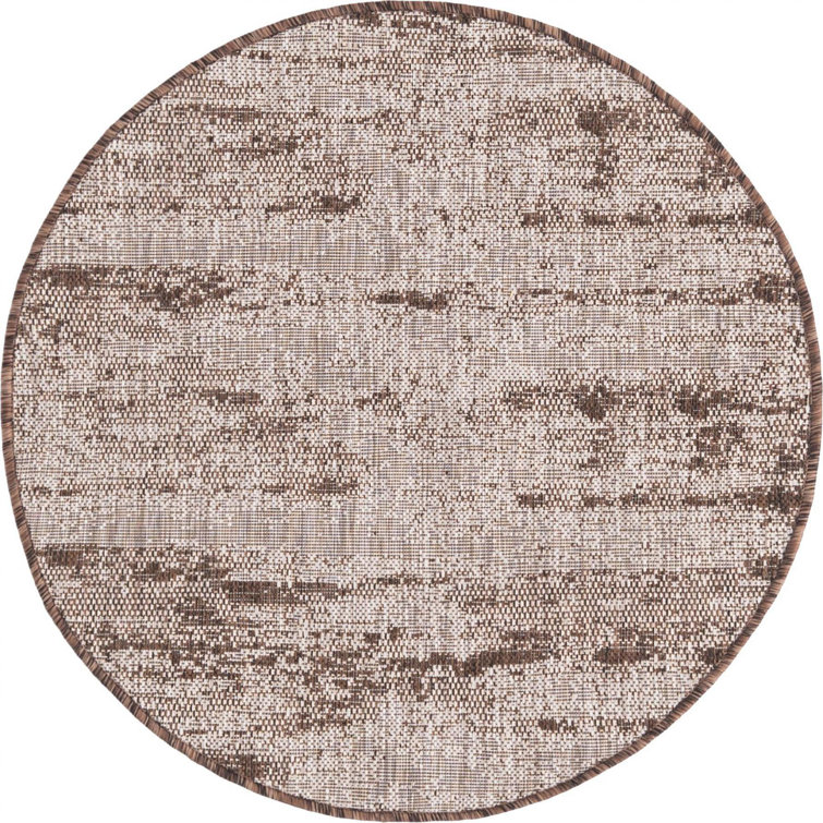 Brown Cartago Indoor/Outdoor Modern Rug