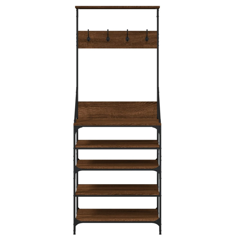Klucevsek 70 cm Clothes Rack, Brown Oak