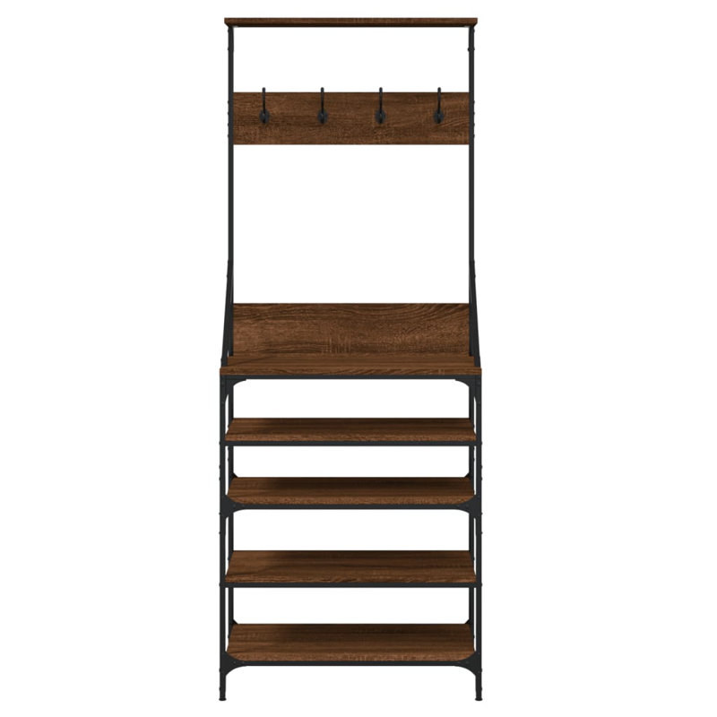 Klucevsek 70cm Clothing Rack, Brown Oak