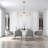 Cillin 5-Light Dimmable Wagon Wheel Chandelier