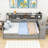 Wooden Daybed with 2 Drawers Storage and Built-in-Desk-2062152091