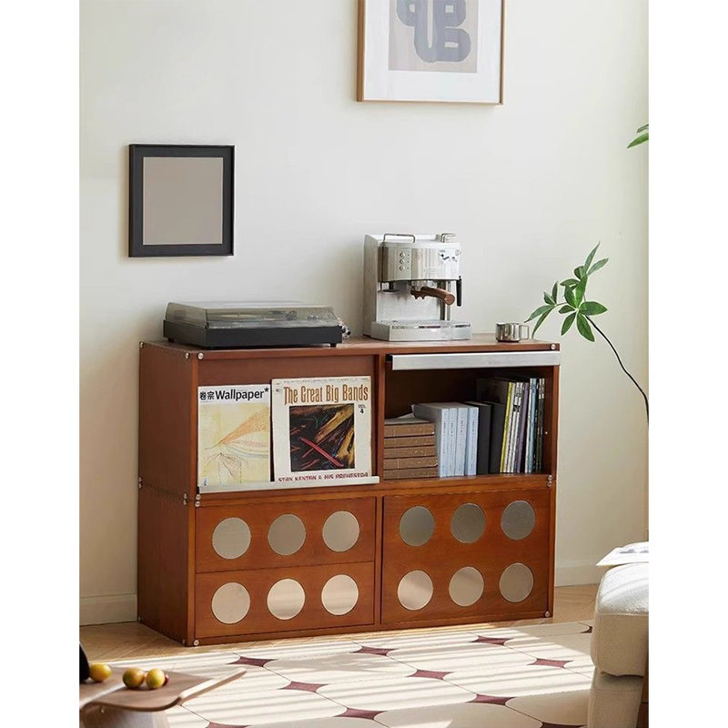 Medieval Simple Module Display Case, Brown