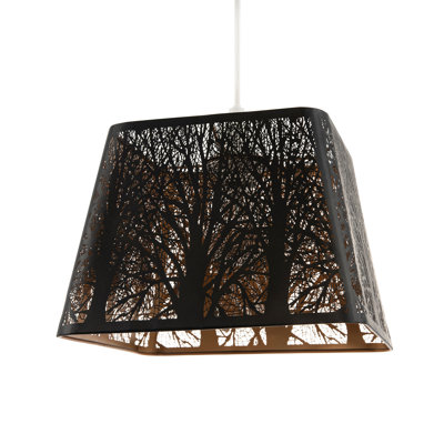 26cm Metal Square Pendant Shade