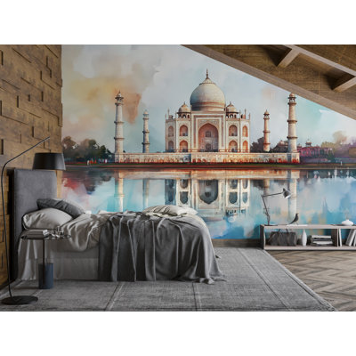 Taj Mahal Mural – India Landmark Wall Art Wallpaper