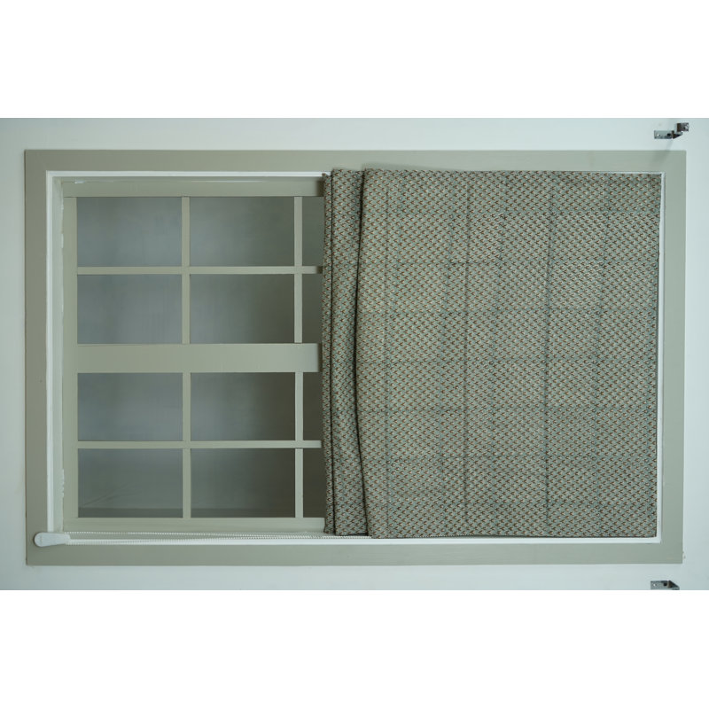 Blocs romains à blocs imprimés - Élégance faite à la main pour votre maison, Mogra, bleu, L 20 po x L 108 po