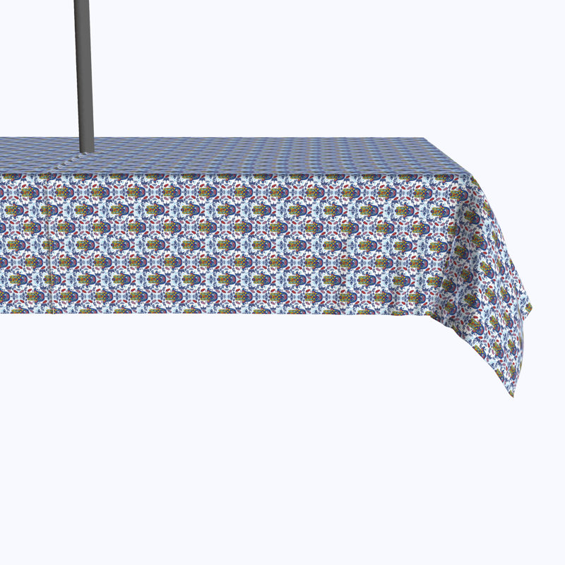 Feitoza Geometric Tablecloth, 120" x 60"