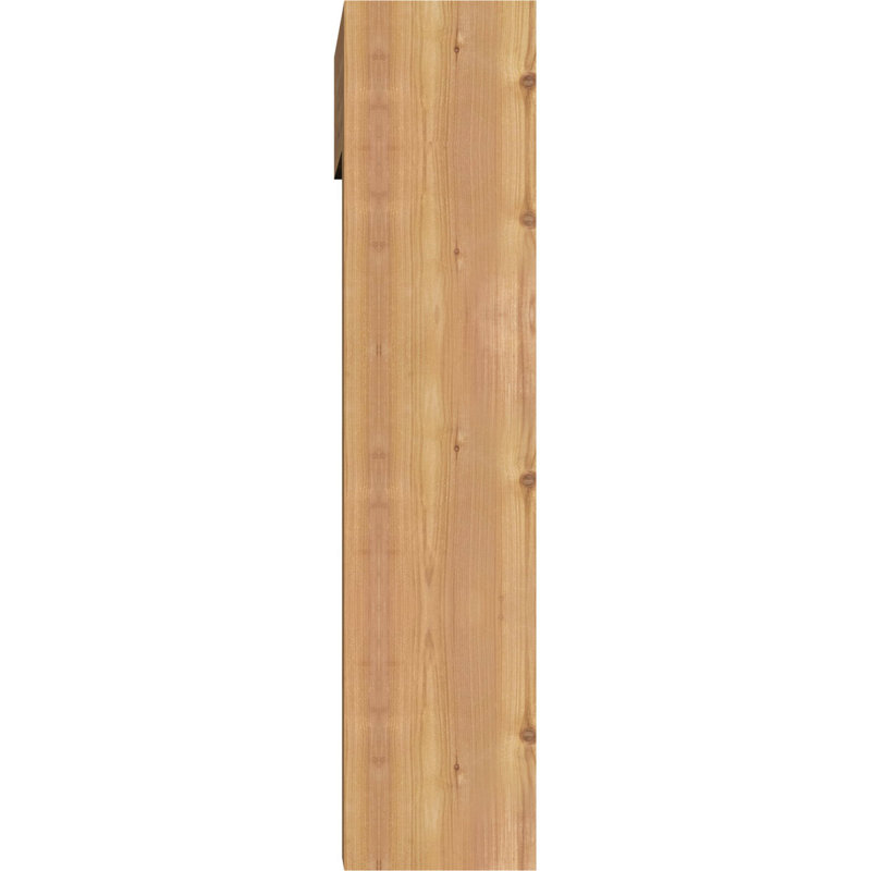 Support de bloc olympique l 7 1/2 po x P 26 po x H 34 po avec support décalé, cèdre rouge de l'Ouest, 34 x 26