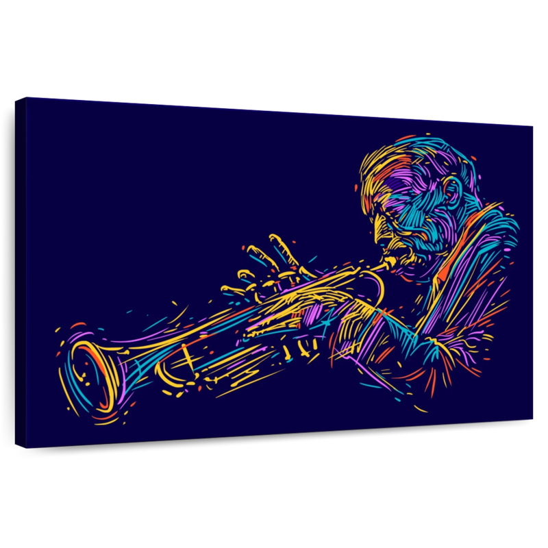 Abarca Trumpet Performance, 24" H x 36" W