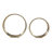 Contemporary Decorative Open Ring Metal Sculpture for Home Decor - Modern Decoration for Living Room - Gold-865336706