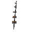 Derk 220cm H x 69.5cm W Steel Ladder Bookcase