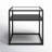 Duran Glass Top End Table
