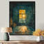 Toile commerciale verte et jaune - Warehouse, art mural-970020004-970020005
