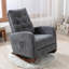 Chaise berçante rembourrée capitonnée Faymon-349274079