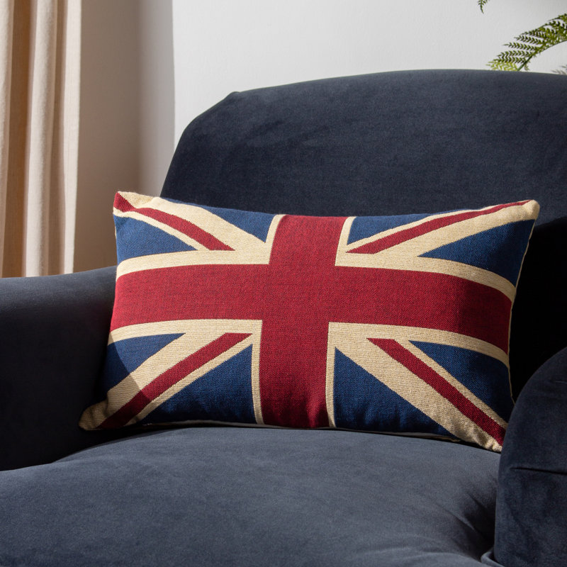 Union Jack Lion Rectangular Cushion Cover