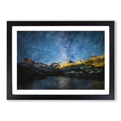 Milky Way Above Bishop California - Picture Frame Graphic Art