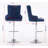 Kaceion Swivel Upholstered Adjustable Height Counter Stool with Iron Frame-645510250