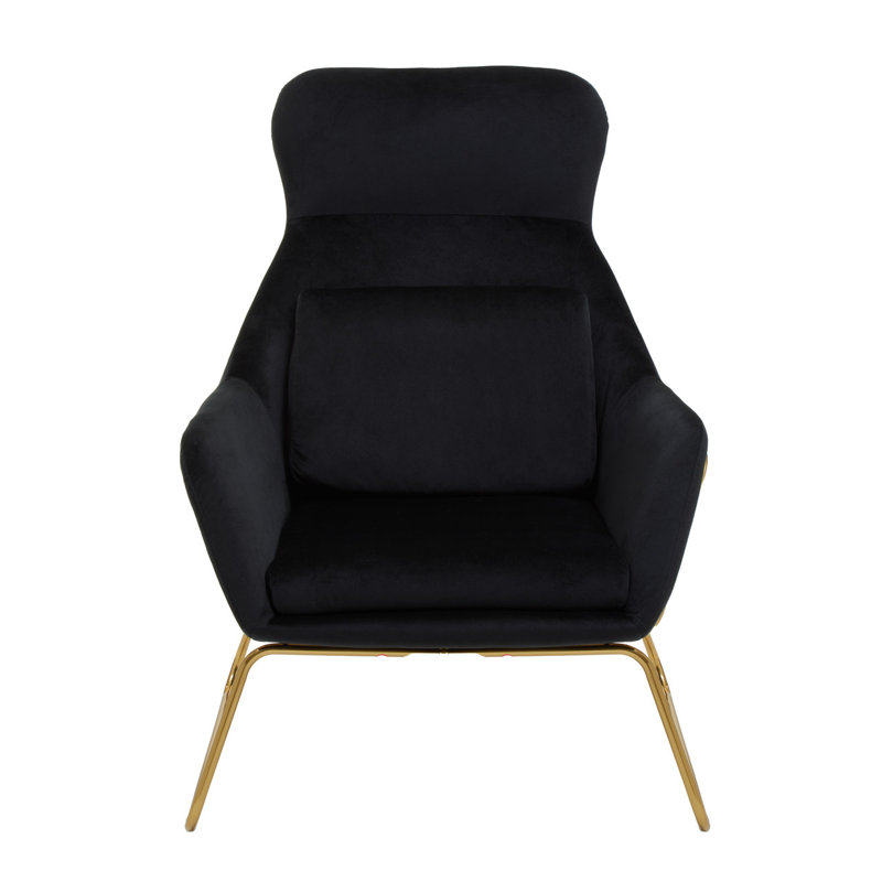 Jayant Upholstered Armchair, Black