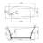 66.83 In. X 29.4 In. Solid Surface Freestanding Flatbottom Soaking Bathtub With Overflow In Matte White