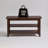 2-Tier Solid Wood Shoe Bench, Entryway Storage