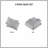 3 PCS King/Cal King Poly   Quilt Set Gray