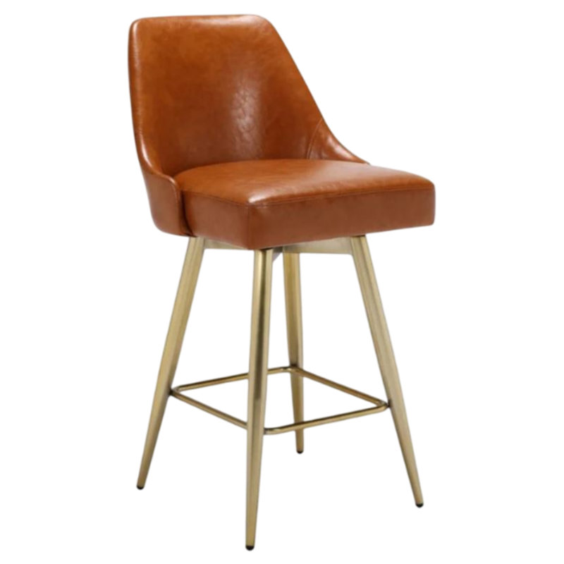 Tabouret de comptoir rembourré Kols