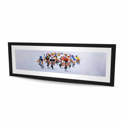«Cycling concurrence», reproduction encadrée matte | Sports Home Decor