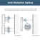 Asymmetric Notched 1 1/16" Length Square Knob Multipack