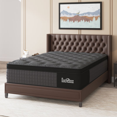 12'' Medium Hybrid Mattress with Gel Memory Foam Individual Pocket Springs Bed in a box