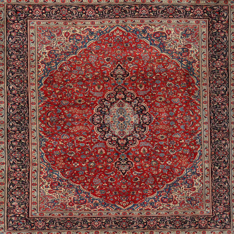 Zunairah Oriental Indoor Rug, Square 7'