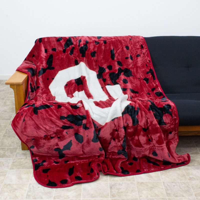 NCAA Knitted Throw Blanket, Oklahoma
