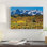 «Trees with Mountain Range in the fond, Aspen, Pitkin County, Colorado, USA I», reproduction de photo sur toile