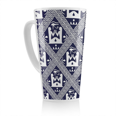 Egyptian Hieroglyphs In Latte Mug