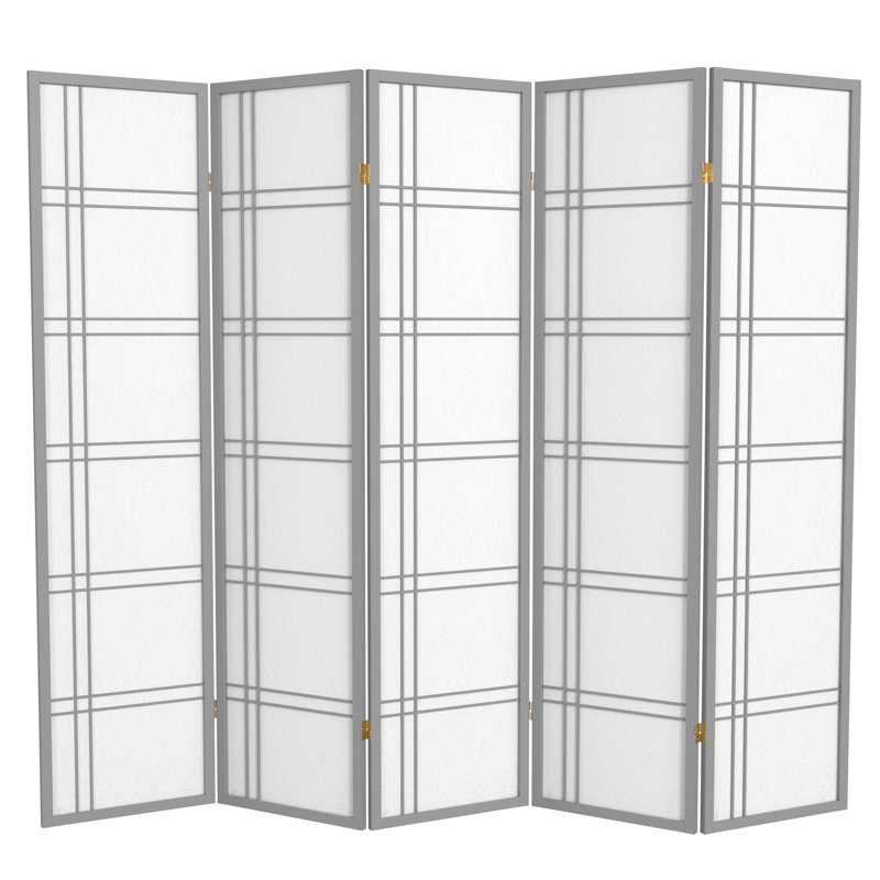Cloison pliante Keitez, 4, Gris