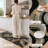 Abstract Swirls Non-Slip Washable Kitchen Mats