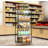 5 Tier Snack Candy Potato Chip Display Rack Stand with Wheels & Hooks