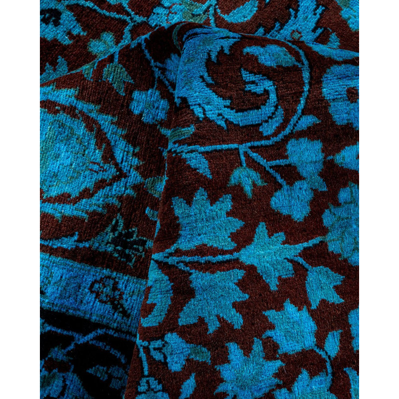 Fine Vibrance One-of-a-Kind 4' 2" X 6' 5" Hand Knotted Area Rug