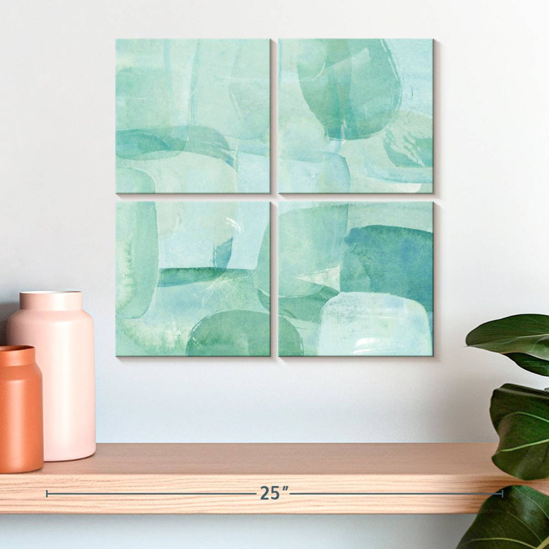 Avery Sea Glass Reflection II, H 18 po x l 18 po
