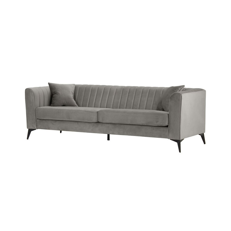 Margo 4 Seater Sofa, Light Grey, 4