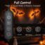 Décorations lumineuses à DEL en forme de chauve-souris orange néon Holloween 