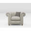 Melrose 115Cm Wide Tufted Genuine Leather Armchair-118216875-118216881