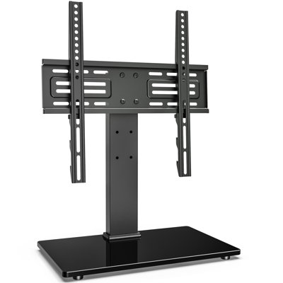 Support de bureau noir Hemington pour écrans de plus de 50 po pouvant supporter jusqu'à 88 lb