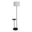 Aroura ‘TORDIS’ Floor Lamp with Integrated Table Black