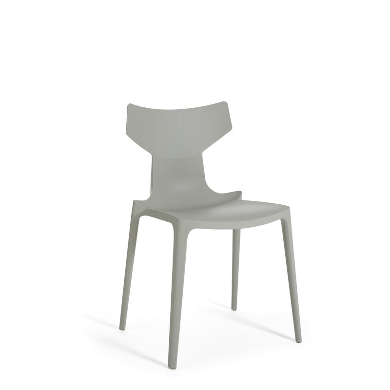 Re-Chair Outdoor Dining Side Chair, Gray