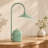 1-Light Dimmable Green Table Lamp