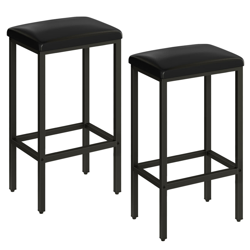 Ensemble de 2 tabourets de bar rembourrés Ottino PU
