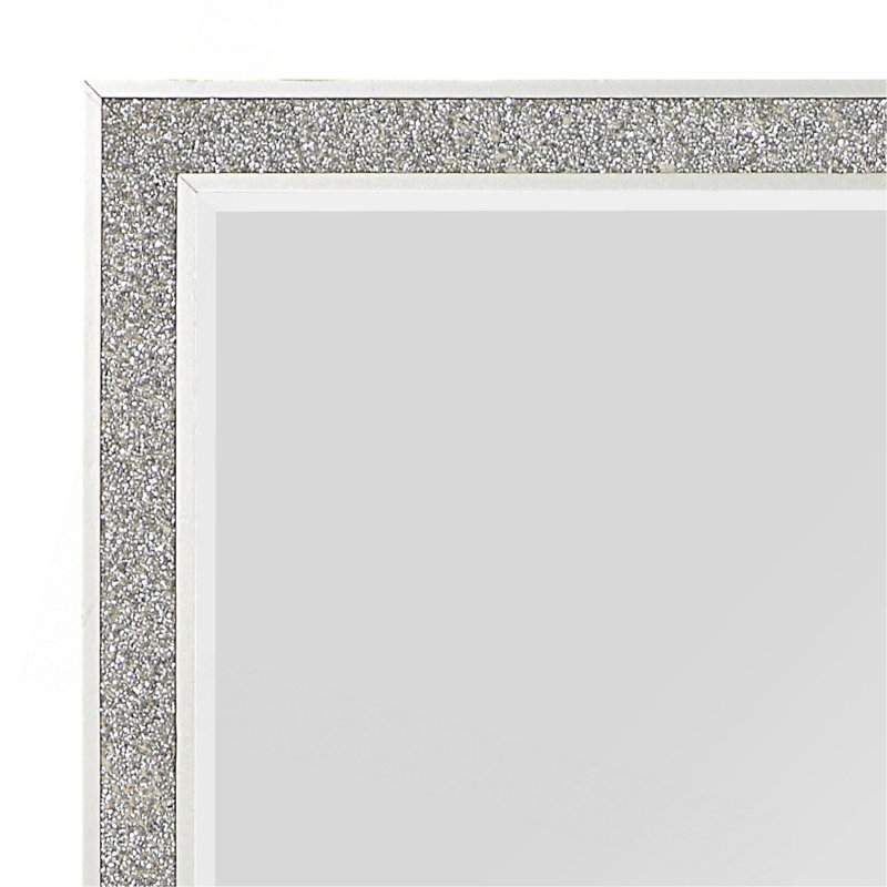 Miroir avec miroir et finition champagne