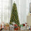 Arbre de Noël escamotable 6 pi, arbre de Noël pliable, vert-1260554198