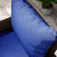 Coussin de chaise de patio et coussin, 4 bleu marine, bleu détente pour l'extérieur pour les chaises, repos confortable